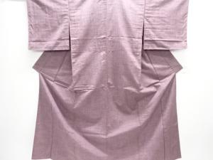 手織り紬単衣着物